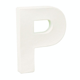 Lettre en papier mâché 20.5cm P - Décopatch - Rougier et Plé