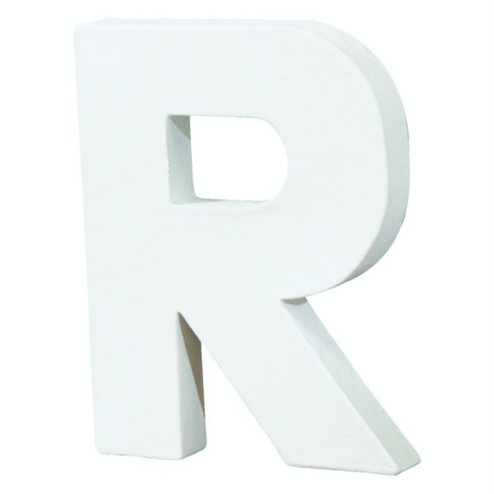 Lettre en papier mâché 20.5cm R - Décopatch - Rougier et Plé