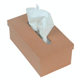 Objet en papier mâché boîte à mouchoirs - Décopatch - Rougier et Plé