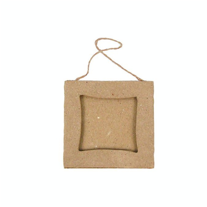 Cadre en papier mâché carré 8 cm - Décopatch - Rougier et Plé