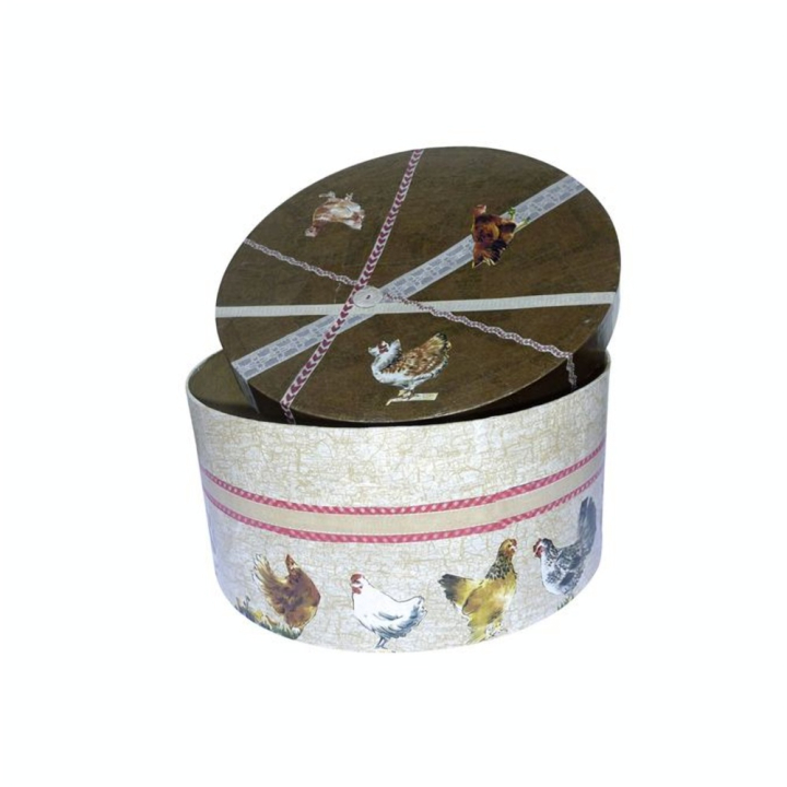 Boîte à chapeau en papier mâché - Décopatch - Rougier et Plé