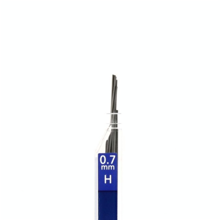 Mines graphite Mars Micro Carbon 0.7mm étui de 12 dureté H - Staedtler - Rougier et Plé