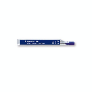 Mines graphite Mars Micro Carbon 0.7mm étui de 12 dureté HB - Staedtler - Rougier et Plé