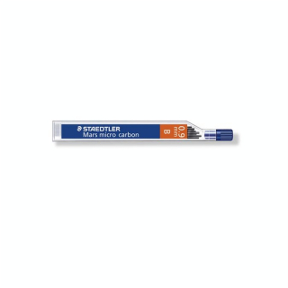 Mines graphite Mars Micro Carbon 0.9mm étui de 12 dureté B - Staedtler - Rougier et Plé