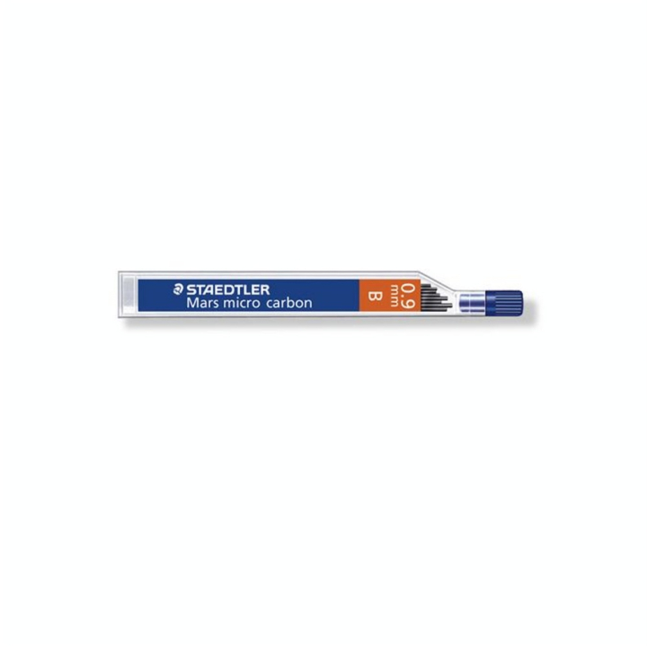 Mines graphite Mars Micro Carbon 0.9mm étui de 12 dureté B - Staedtler - Rougier et Plé