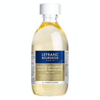 Huile de lin clarifiée 250ml - Lefranc Bourgeois - Rougier et Plé