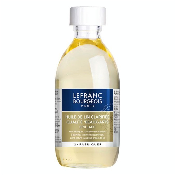 Huile de lin clarifiée 250ml - Lefranc Bourgeois - Rougier et Plé