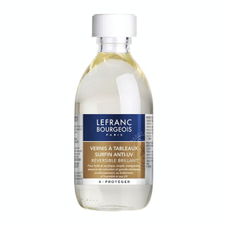 Vernis à tableaux surfin Anti-UV Brillant 250 ml - Lefranc Bourgeois - Rougier et Plé