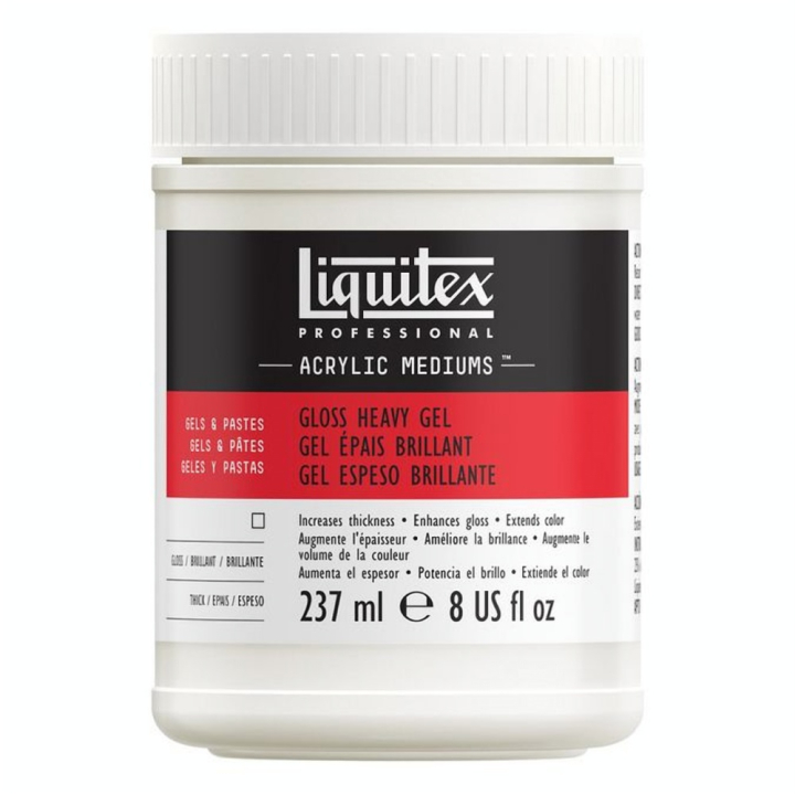 Medium-gel de texture pour acrylique 237ml épais brillant - Liquitex - Rougier et Plé