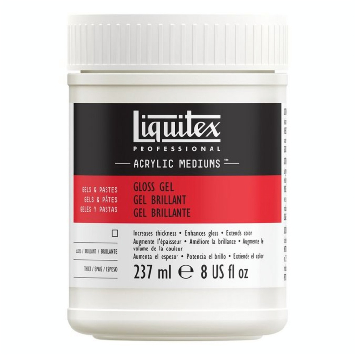 Médium-gel de texture pour acrylique 237ml brillant - Liquitex - Rougier et Plé