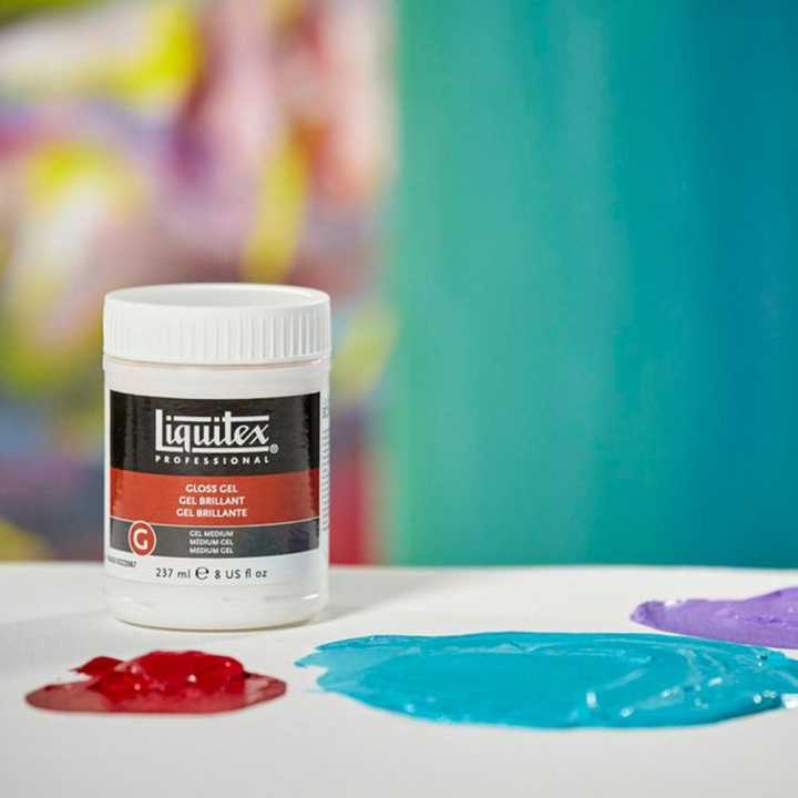 Médium-gel de texture pour acrylique 237ml brillant - Liquitex - Rougier et Plé