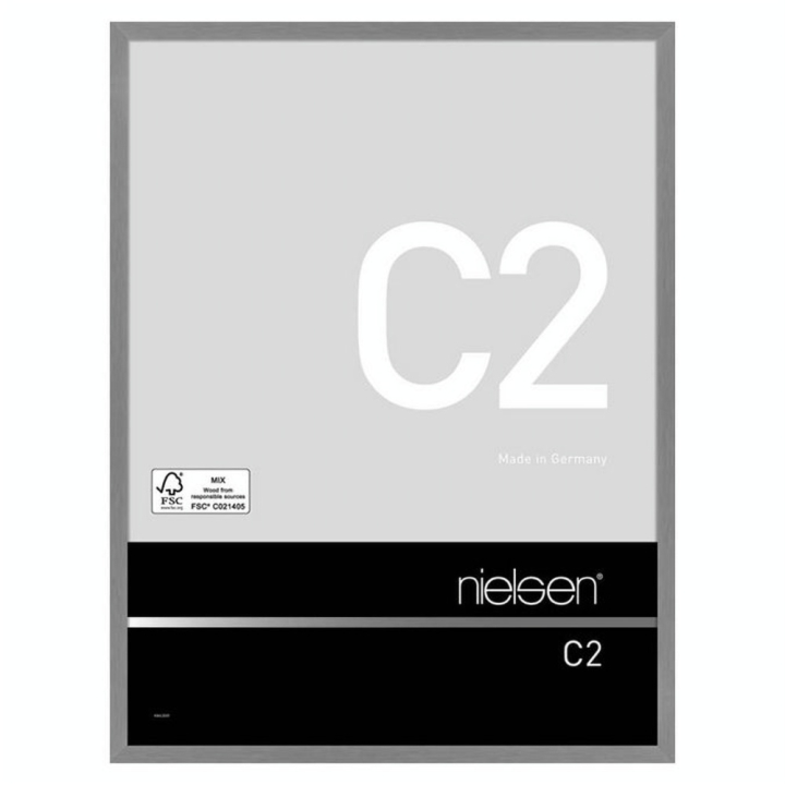 Cadre en aluminium C2 Gris Mat Brosse - Nielsen - Rougier et Plé