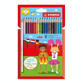 Crayons de couleurs pochette de 18 couleurs - STABILO - Rougier et Plé