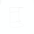 Carcasse d'applique murale demi-cylindre 25 x 25 cm - Fil Cuivré (Le) - Rougier et Plé