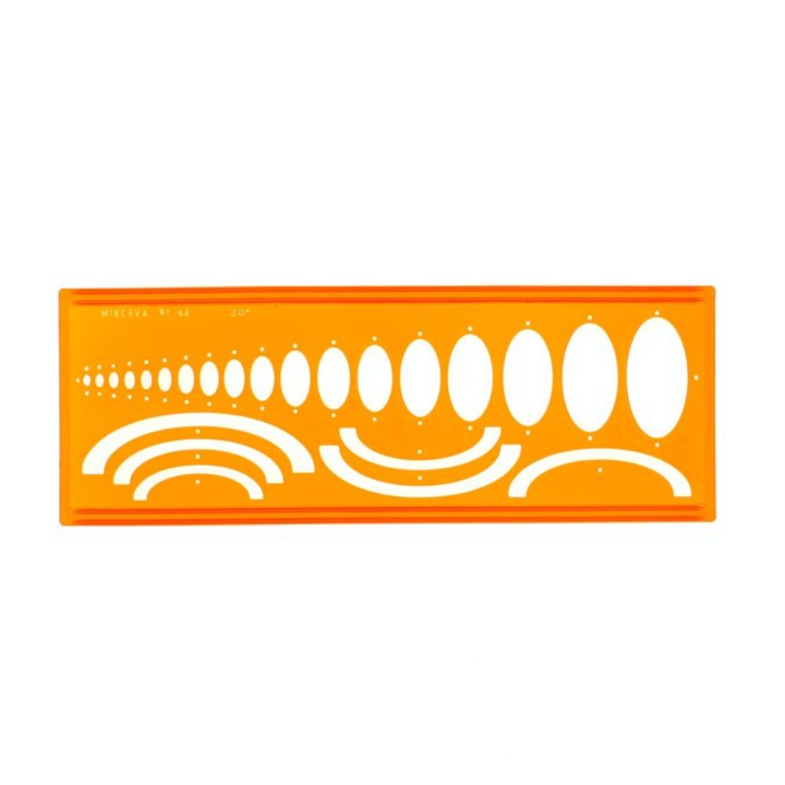 Normographe ellipses n°44 30° - Minerva - Rougier et Plé