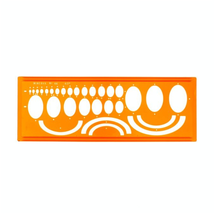 Normographe ellipses n°44 40° - Minerva - Rougier et Plé