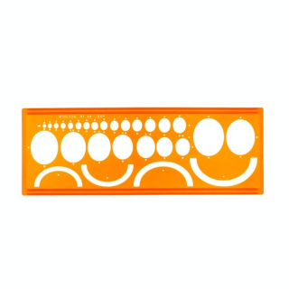Normographe ellipses n°44 55° - Minerva - Rougier et Plé