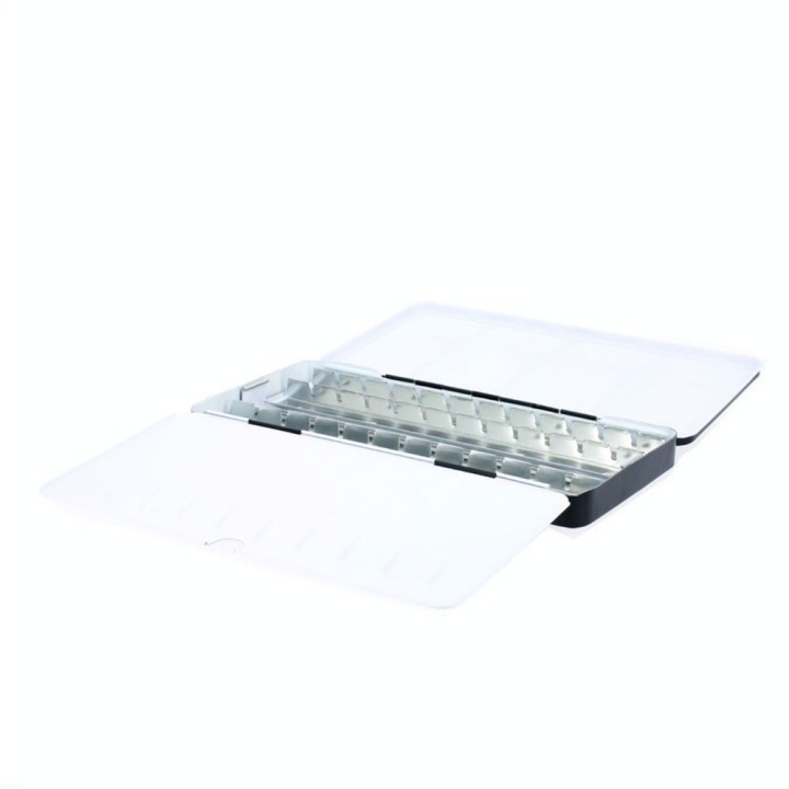 Boîte en métal vide pour aquarelle 48 demi-godets - Rougier&Plé - Rougier et Plé