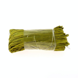 Raphia en pelote de 50g vert pré - BDF Douineau - Rougier et Plé