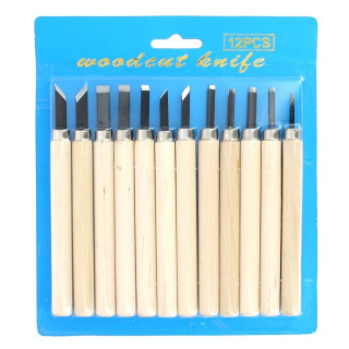 Gouge pour linogravure set de 12 assorties - Rougier&Plé - Rougier et Plé