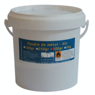 Poudre de métal Charges d'aluminium 500g - Esprit Composite - Rougier et Plé