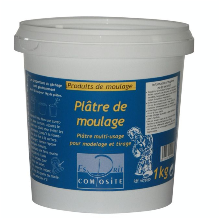 Plâtre de moulage 1kg - Esprit Composite - Rougier et Plé