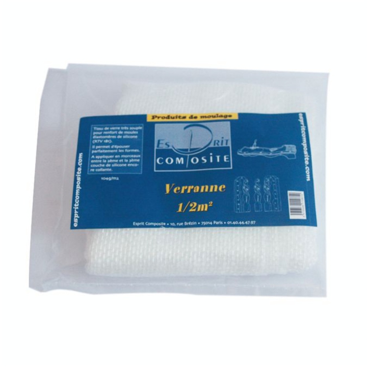 Verranne Tissu de verre souple pour renfort de moules silicone ½m² - Esprit Composite - Rougier et Plé