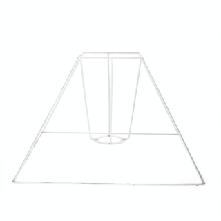 Carcasse d'abat-jour pyramide 30 x 11 x 23 cm - Fil Cuivré (Le) - Rougier et Plé