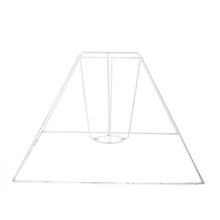 Carcasse d'abat-jour pyramide 30 x 11 x 23 cm - Fil Cuivré (Le) - Rougier et Plé