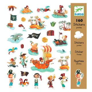 Planche d'autocollants Pirates - Djeco - Rougier et Plé