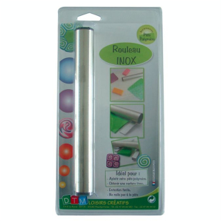 Rouleau pour pâte à modeler en inox - DTM - Rougier et Plé