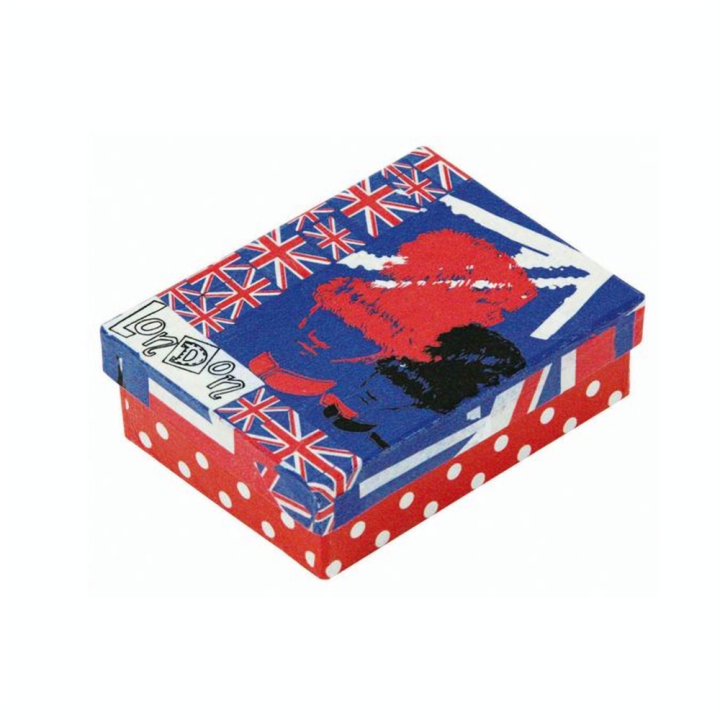 Boîte rectangle en papier mâché 11,5 x 8,5 x 3,2 cm - Décopatch - Rougier et Plé