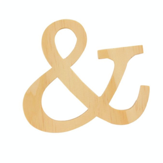 Lettre en bois petite esperluette - Artemio - Rougier et Plé