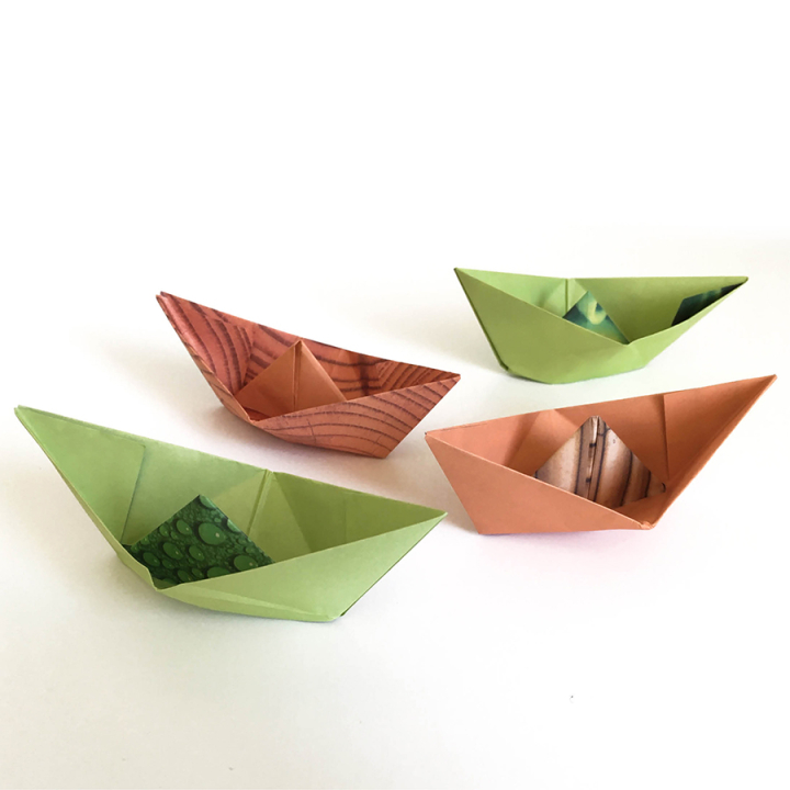 Papier origami Nature 20 x 20 cm 60 feuilles - Avenue Mandarine - Rougier et Plé
