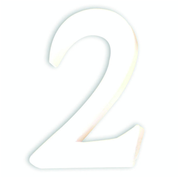 Chiffre en papier mâché petit 2 - Décopatch - Rougier et Plé
