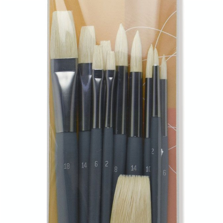 Set 11 pinceaux pour huile - Rougier&Plé - Rougier et Plé