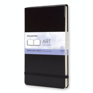 Carnet Aquarelle 13 x 21 noir - Moleskine - Rougier et Plé