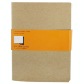 Set de 3 Cahiers ligné 19 X 25 kraft - Moleskine - Rougier et Plé