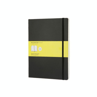 Carnet de notes quadrillé 19 X 25 noir - Moleskine - Rougier et Plé