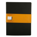 Set de 3 carnets de notes ligné 19 X 25 noir - Moleskine - Rougier et Plé