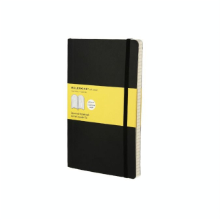 Carnet de notes souple quadrillé 13 X 21 noir - Moleskine - Rougier et Plé