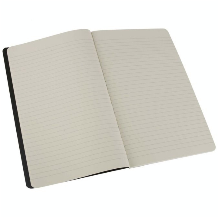 Set de 3 carnets de notes Ligné 13 X 21 noir - Moleskine - Rougier et Plé
