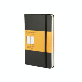 Carnet de notes rigide ligné 9 X 14 noir - Moleskine - Rougier et Plé