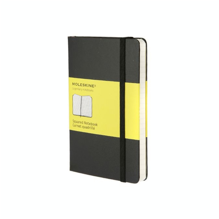 Carnet de notes rigide quadrillé 9 X 14 noir - Moleskine - Rougier et Plé