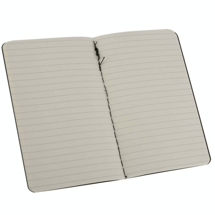 Set de 3 carnets de notes Ligné 9 X 14 noir - Moleskine - Rougier et Plé