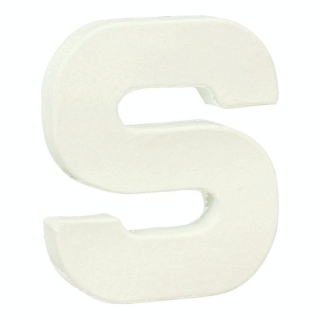 Lettre en papier mâché 20,5cm S - Décopatch - Rougier et Plé