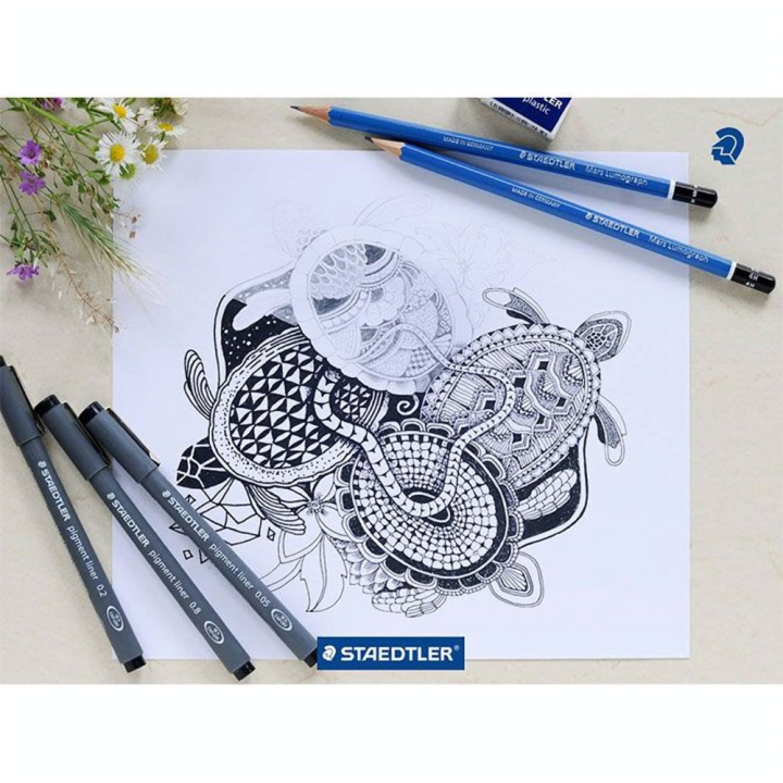 Feutre technique à pointe calibrée Pigment Liner 308 - Staedtler - Rougier et Plé