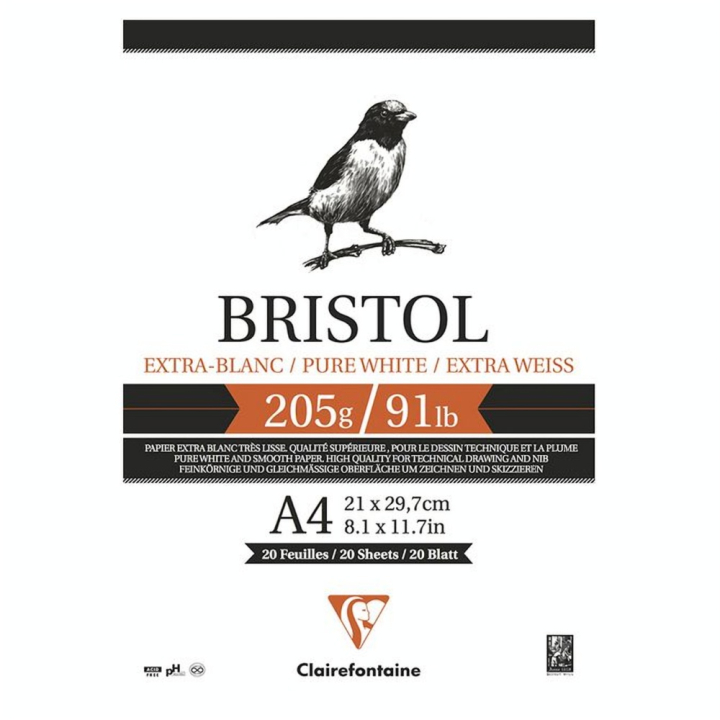 Bloc de papier bristol - Clairefontaine - Rougier et Plé