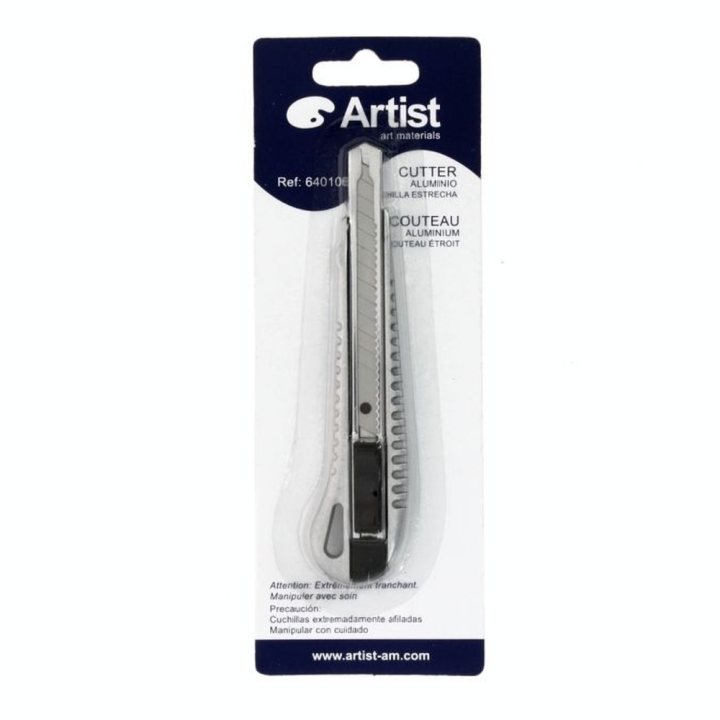 Cutter en aluminium à lame de 9mm - Artist Art Materials - Rougier et Plé