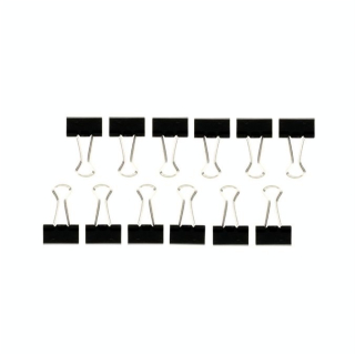 Pinces à dessin D-Clip 19 mm écartement 6 mm par 12 - Wonday - Rougier et Plé